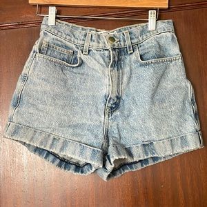 American Apparel High Rise Mom Shorts Size 28
